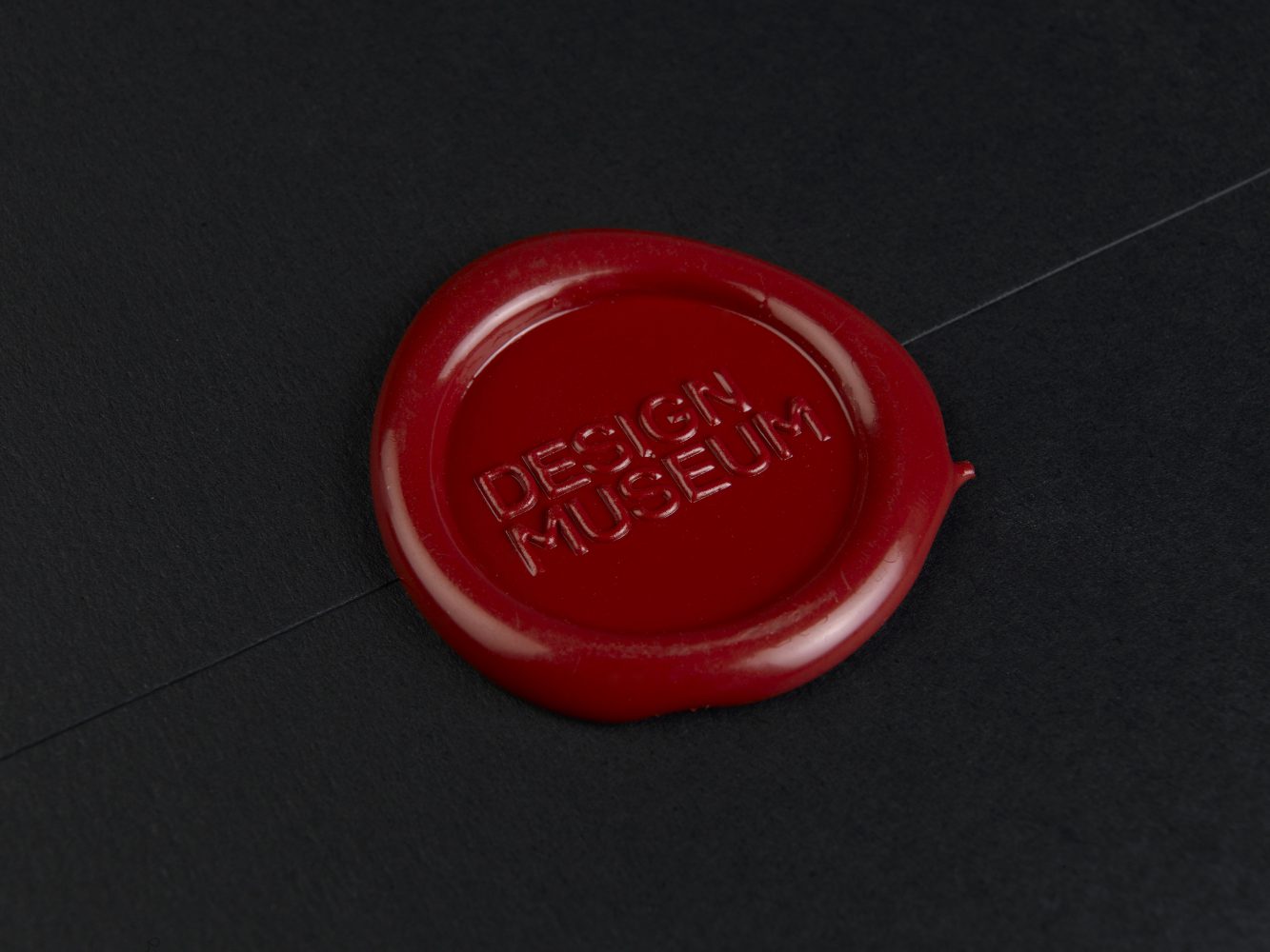 Red letter seal for London Design Museum’s Christian Louboutin exhibition, brand experience design by Household.