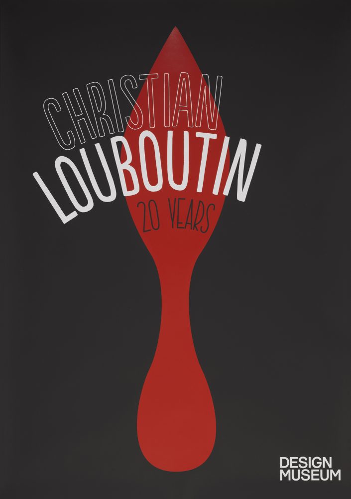 VM from London Design Museum’s Christian Louboutin exhibition, brand experience design by Household.