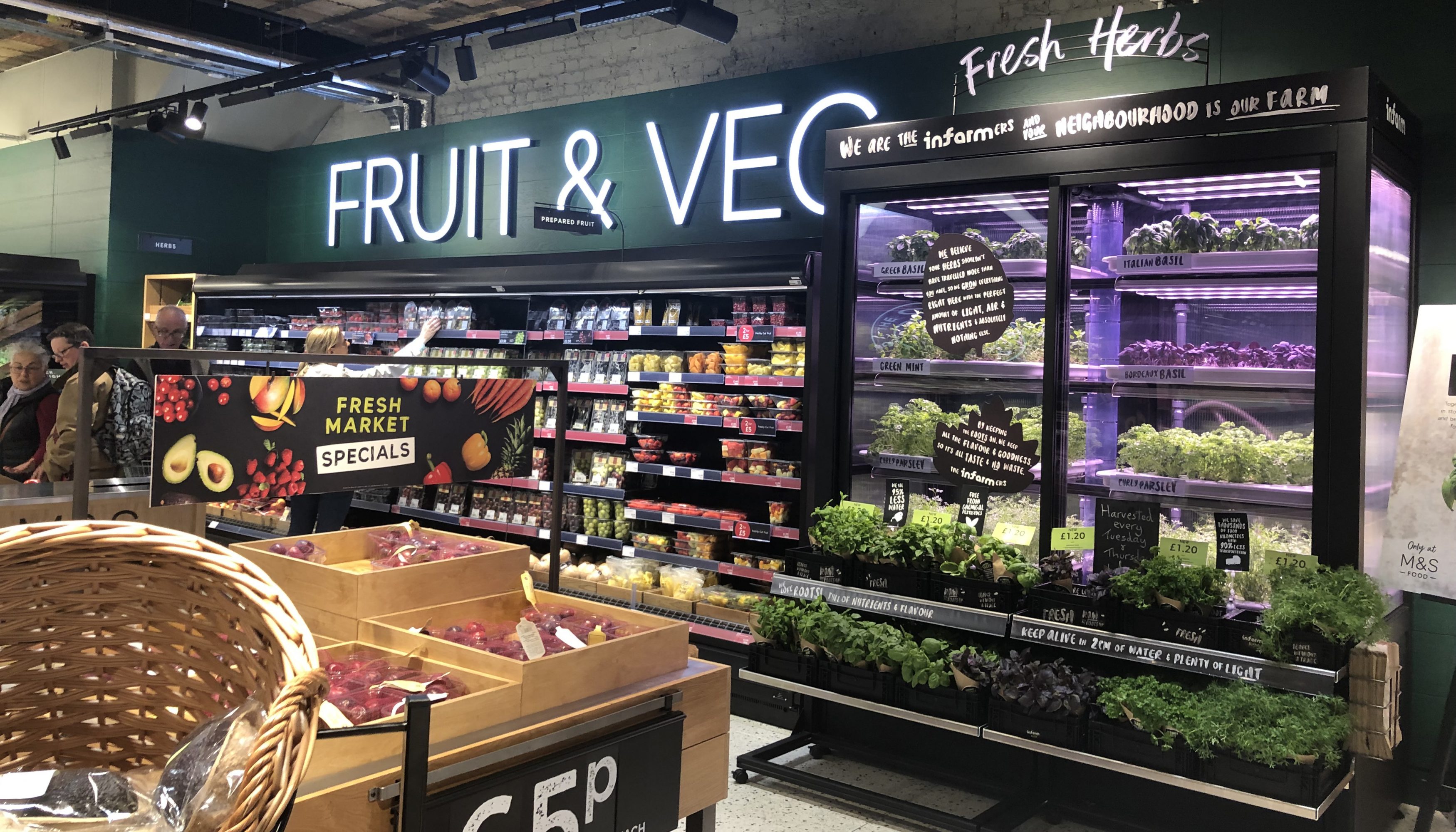 Household News M&S' new 'fresh' supermarket format